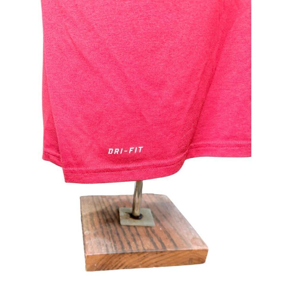 Nike Beast DRI-FIT T-Shirt XL Red Tennis Running Work-Out Swoosh - Picture 9 of 12
